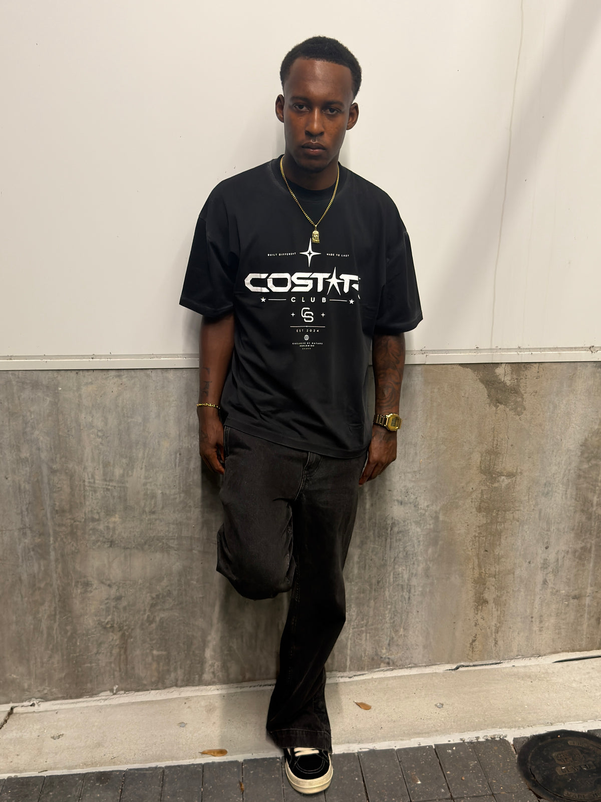 Vintage Black CoStar Tee